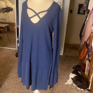 Teal long sleeve  sweater free people